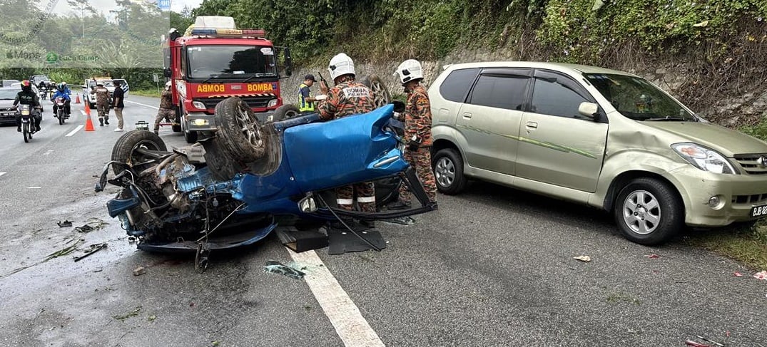 东:(已签发)轿车翻覆1死2伤