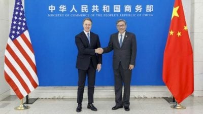 中商务部长晤美驻华大使与英部长 谈安世半导体等问题