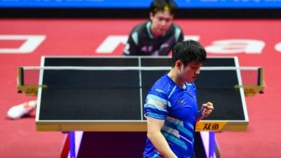 中国全运会|乒乓男单4强勇挫王楚钦  樊振东拿下“地标最难”对决