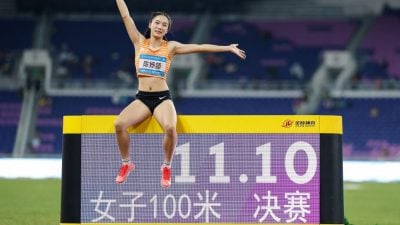 中国全运会|史上最年轻女飞人  16岁陈妤颉横空出世