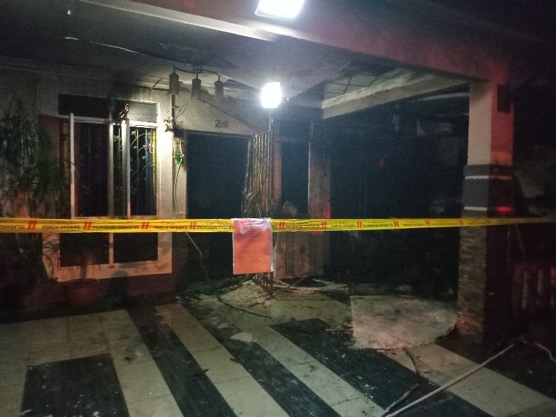 中霹一住家起火  毁50% 无人伤亡