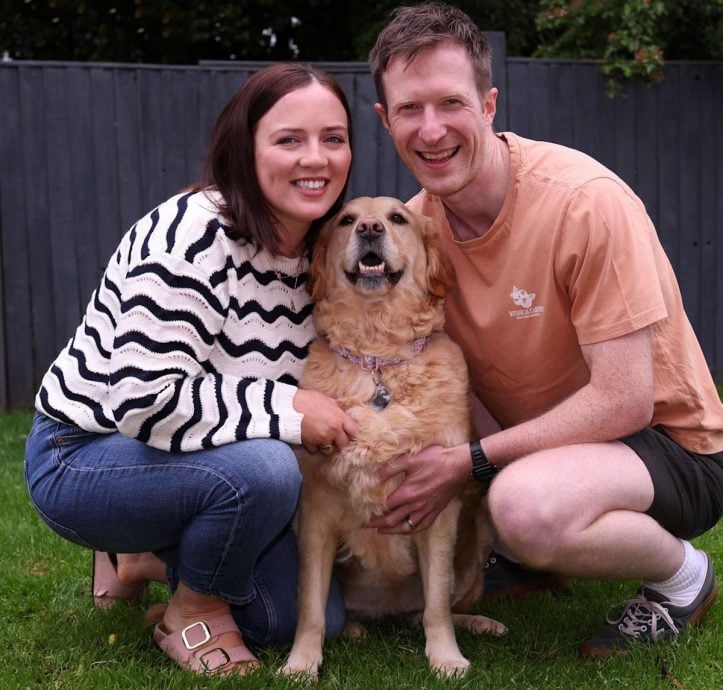 主人睡梦中心脏骤停 金毛犬狂吠求助救他一命！