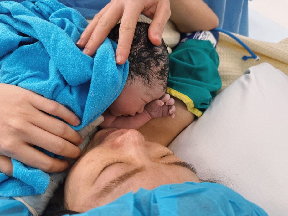 云镁鑫昨剖腹产女 阿哲开心喊：Call me Daddy