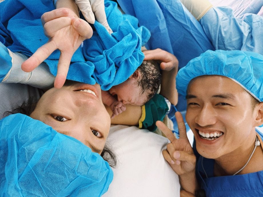 云镁鑫昨剖腹产女 阿哲开心喊：Call me Daddy