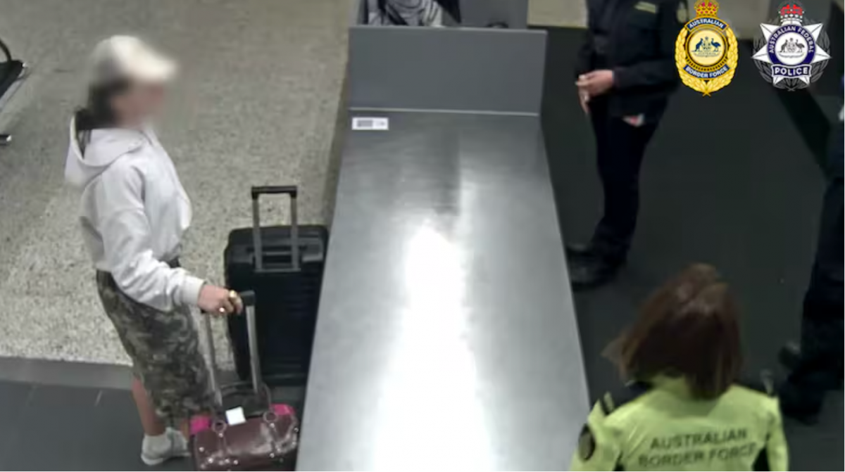 从大马携近9千万元冰毒赴澳 2女子闯关失败被捕