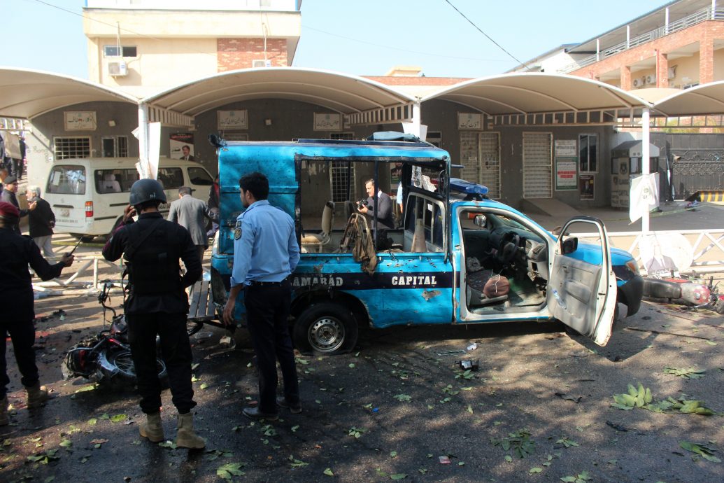 伊斯兰堡自杀式炸弹攻击12死　巴基斯坦塔利坦承犯案