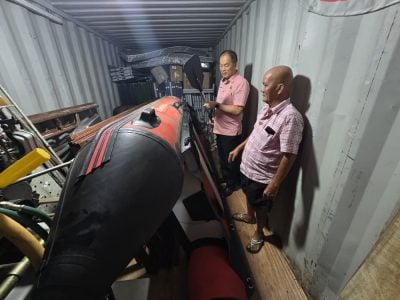 持续降雨易闪电水灾 拉杭区备4艘船艇随时候命