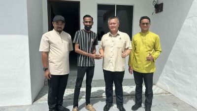 8万5000令吉重建火灾屋竣工 印裔母子重回新居