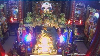 信徒变窃贼 洗劫妈祖百万财物 警12小时破案逮2人