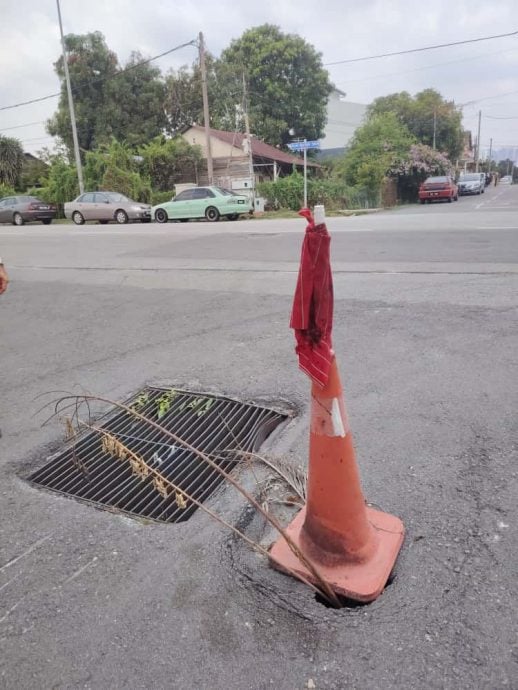 副文-大都会/路段刚铺沥青便发生龟裂、地陷和坑洞 引发道路安全危机