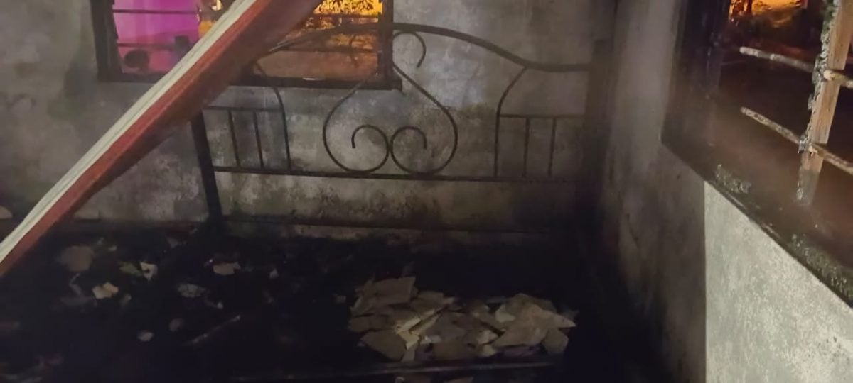 双溪古罗重组村村屋火灾 烧毁达70%