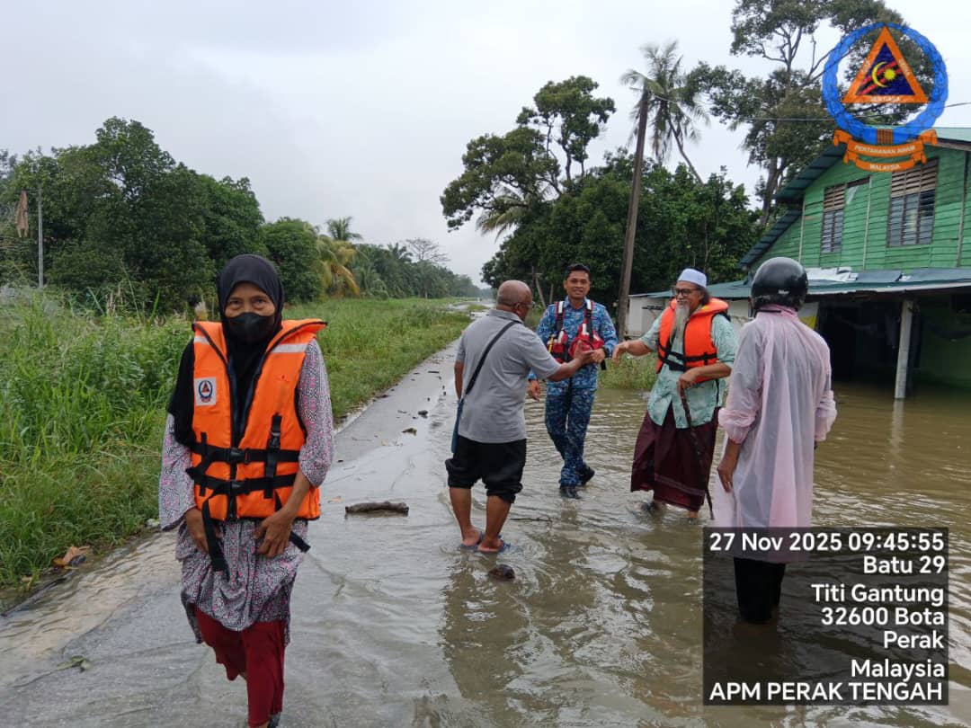 双溪士林水位超出危险水平 气象预测多区降雨至晚上