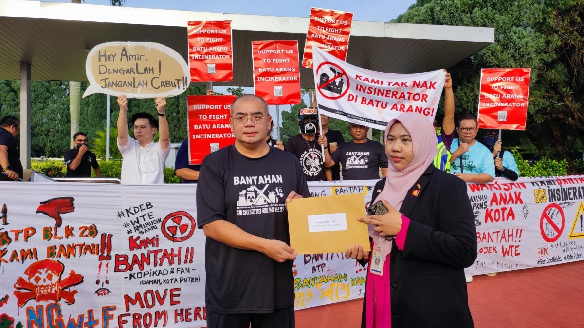 反对焚化炉和平集会 梁自坚:政府应解释EIA不获批理由