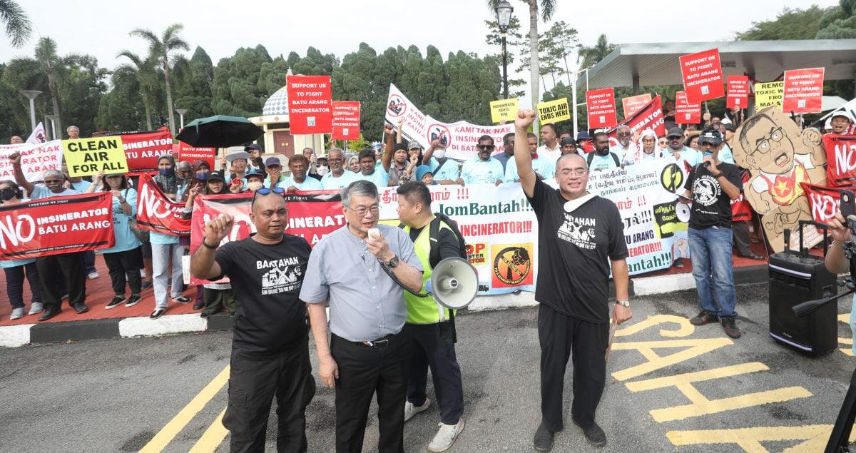 反对焚化炉和平集会 梁自坚:政府应解释EIA不获批理由