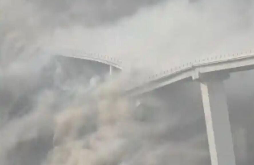 启用仅10个月 四川红旗特大桥垮了