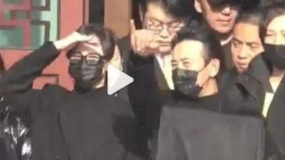 唐嫣现身罗晋父亲葬礼　以行动粉碎婚变传闻