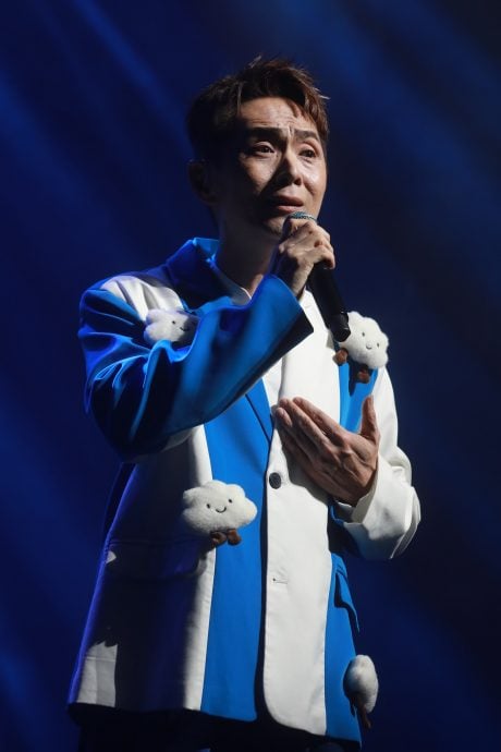 唱星云大作致谢觉诚法师 黎升铭音乐会泪悼亡妹