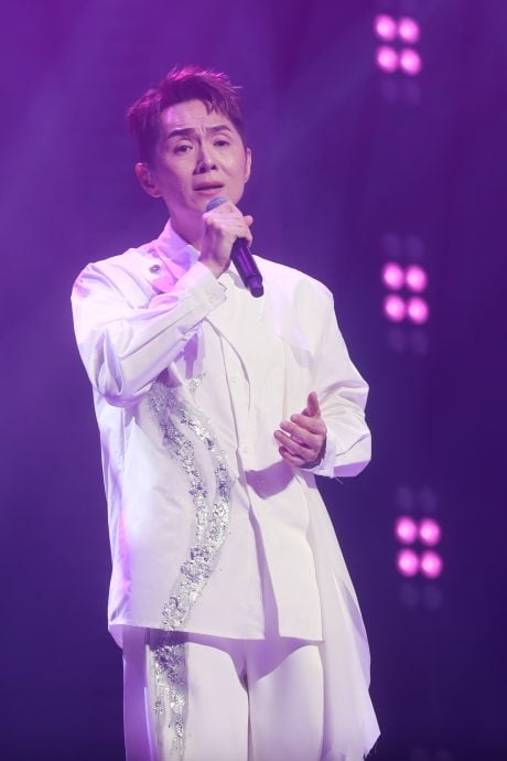 唱星云大作致谢觉诚法师 黎升铭音乐会泪悼亡妹