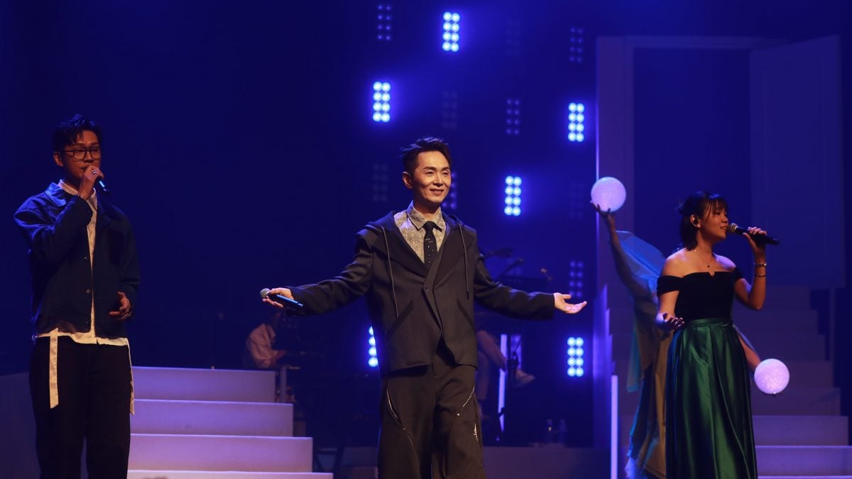 唱星云大作致谢觉诚法师 黎升铭音乐会泪悼亡妹