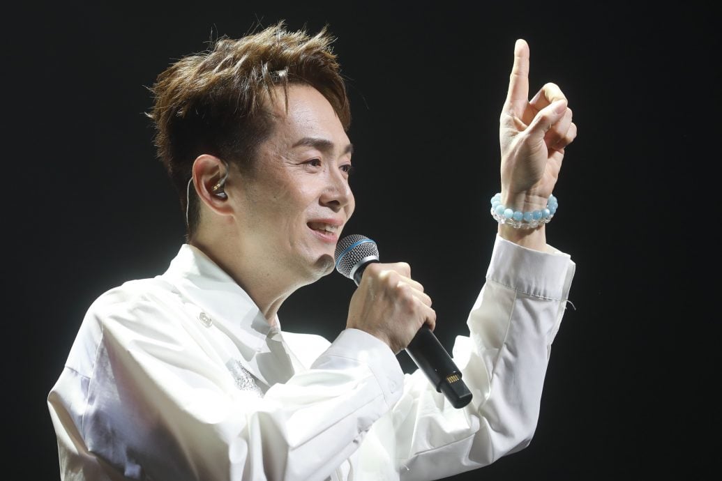 唱星云大作致谢觉诚法师 黎升铭音乐会泪悼亡妹