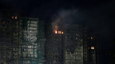 宏福苑维修费1.7亿   疑省成本8厦同时施工