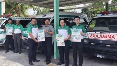 圣约翰霹中区筹买救护车 12月7办义跑盼公众助力