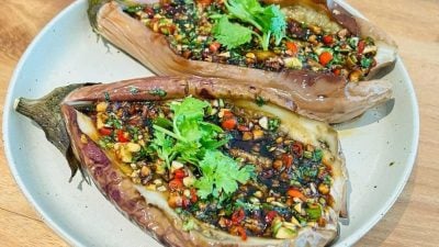 米厨日常 · 金银蒜烤茄子