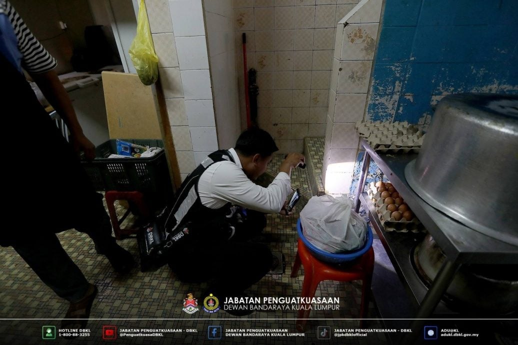 大都会-DBKL针对半山芭巴刹的劳板出击，查封和充公！5图