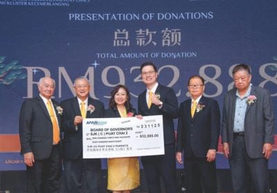 万达镇培二25周年校庆宴 筹获93万扩建有盖球场