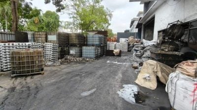 王城市厅展开取缔行动 2铝锭单位违规 开罚