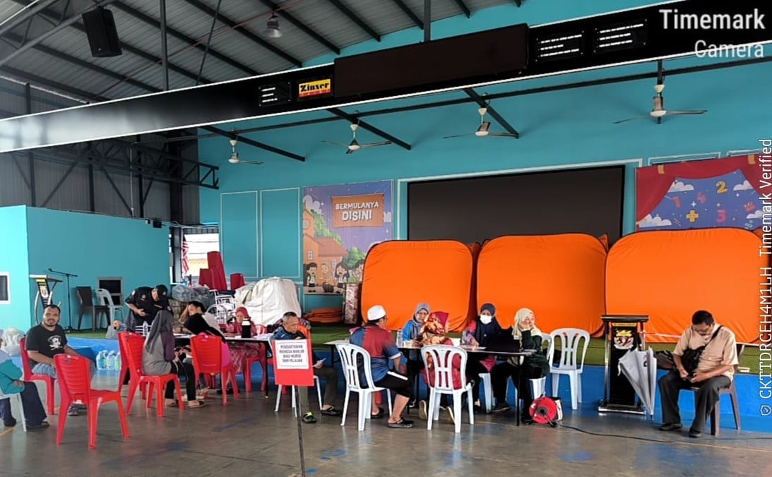 大都会/巴生中路和直落昂水灾，两地安置灾民有170人