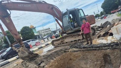 韩沙阿郎道开沟防洪  减低加埔镇水灾风险