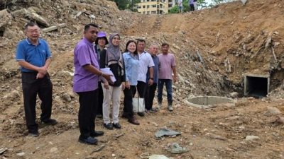 皇冠城莲花组屋后方  遭埋沟渠重做 挥别水灾