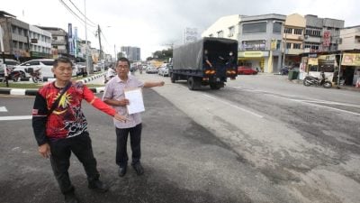 余保凭：巴刹路段扩建不当 新路口错置 交通混乱 