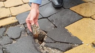 陈健达 潘玟迪：路砖破损趋严重   “等酿意外才修补?”