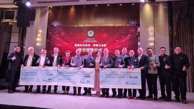 雪隆林氏宗祠主席  林金利捐款予3单位