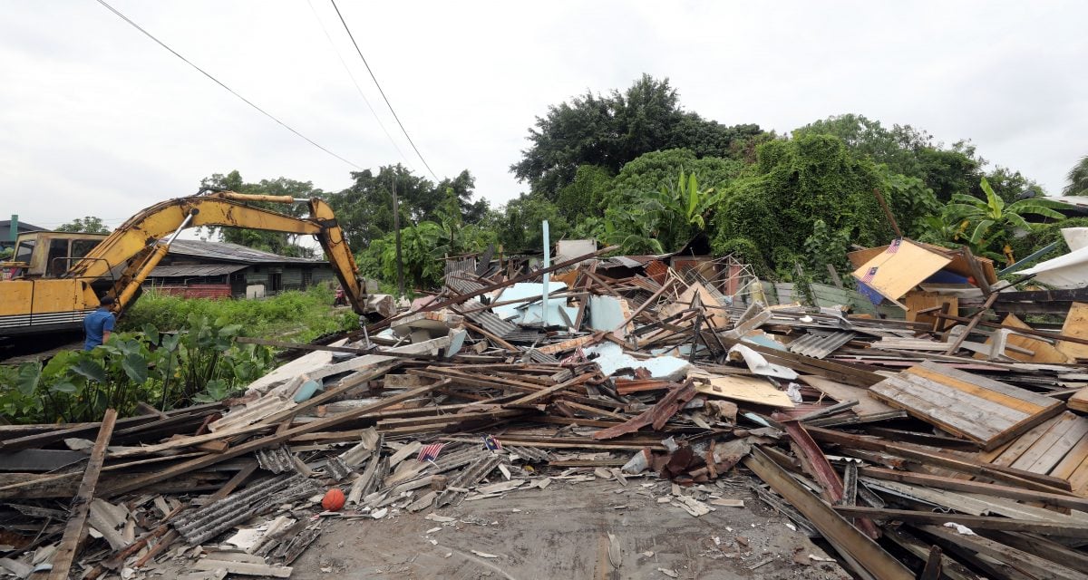 大都会/me03头/原先欲拆巴板路所有木屋 发展商最后按共识拆空屋