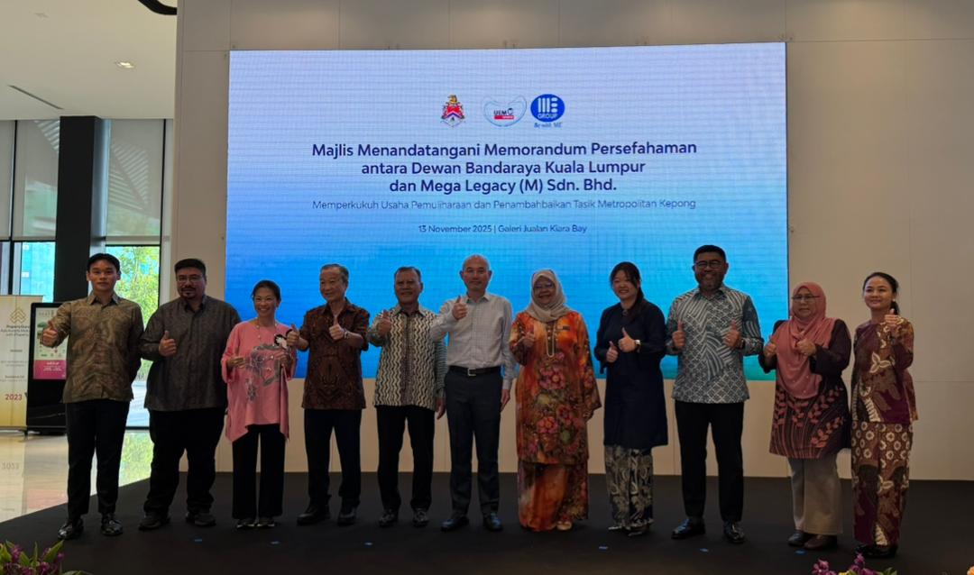 大都会/UEM阳光与DBKL签署mou以复原公园湖泊水质／1图