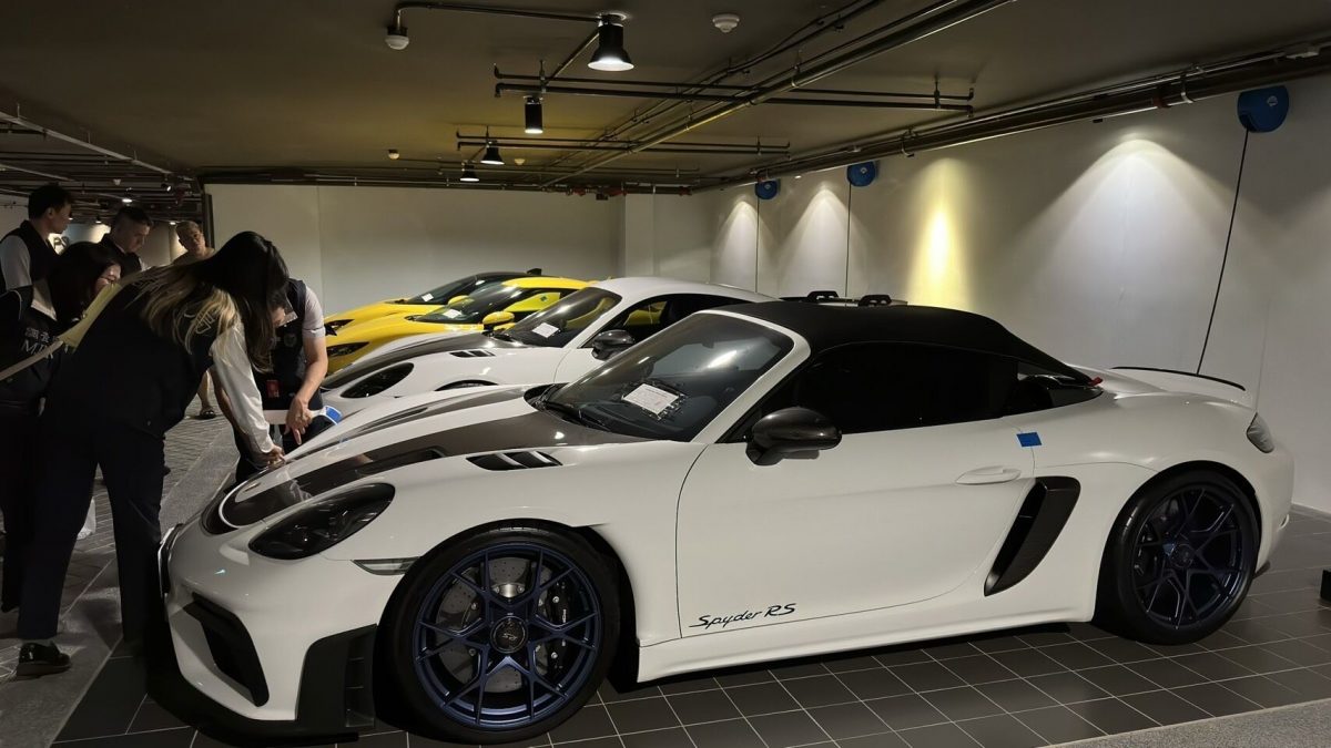 太子集团台湾据点查扣6.6亿不法资产 车库全球限量超跑阵容惊呆全场