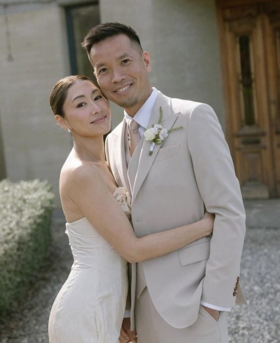 婚后首露面否认怀孕 难掩喜悦自称“陈胡定欣”