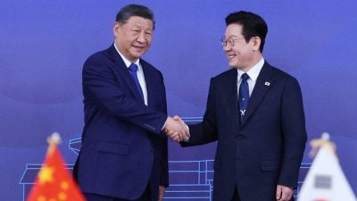 对中国示好？韩国政府将三国官方表述明确为“韩中日”