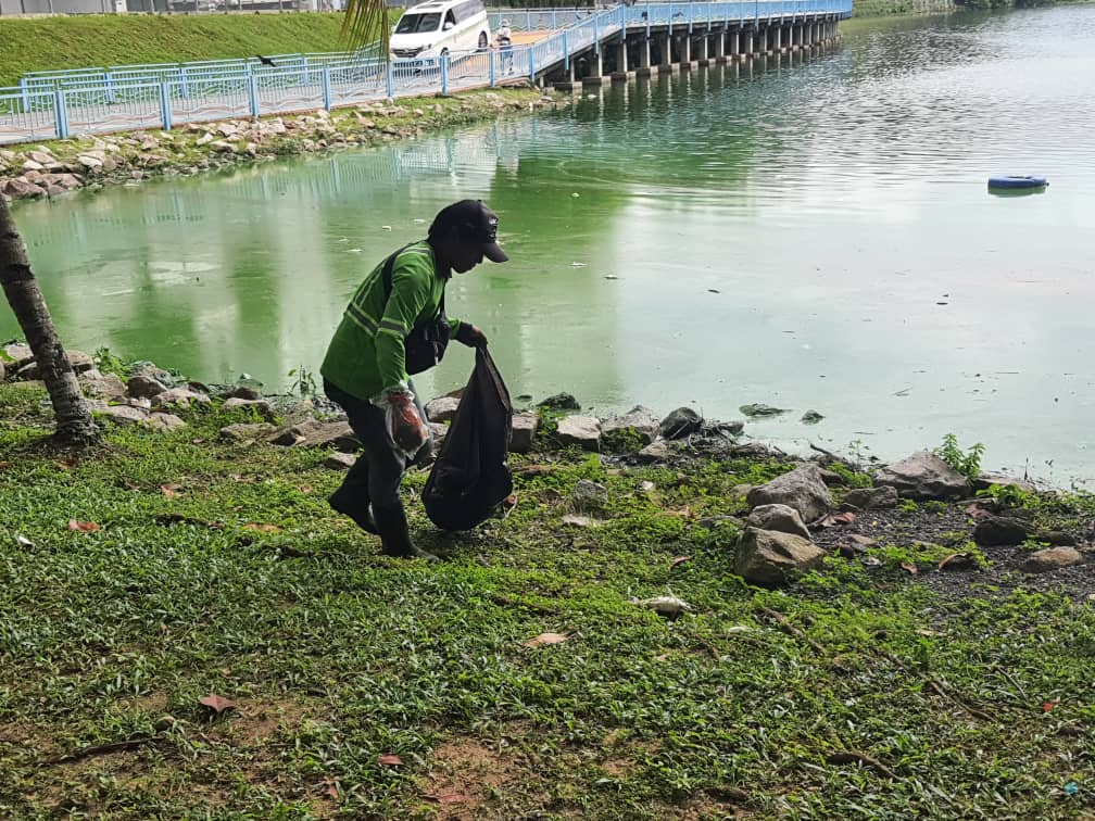 封主文-大都会-甲洞大都会公园湖泊再有鱼死事件／7图