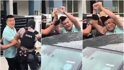 沙议员资金归还指控案 | 刁健城 索菲娅 三苏 被捕    反贪会：加速查免遭操弄