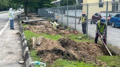 提升排水系统工程竣工   冀峇都昔娜路告别“水路”