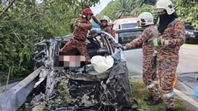 汽车失控冲反向车道撞罗里酿惨剧 夫妻当场双亡 6月大女婴受伤