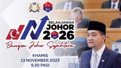 柔大臣︰“繁荣柔佛”财案后天提呈 专注州民福利