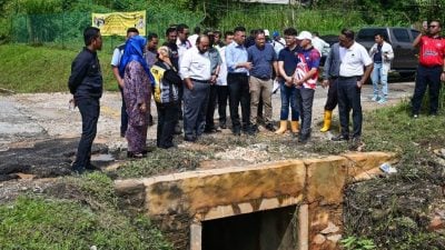 防洪池决堤水淹致交通中断   古来市会9方案应对