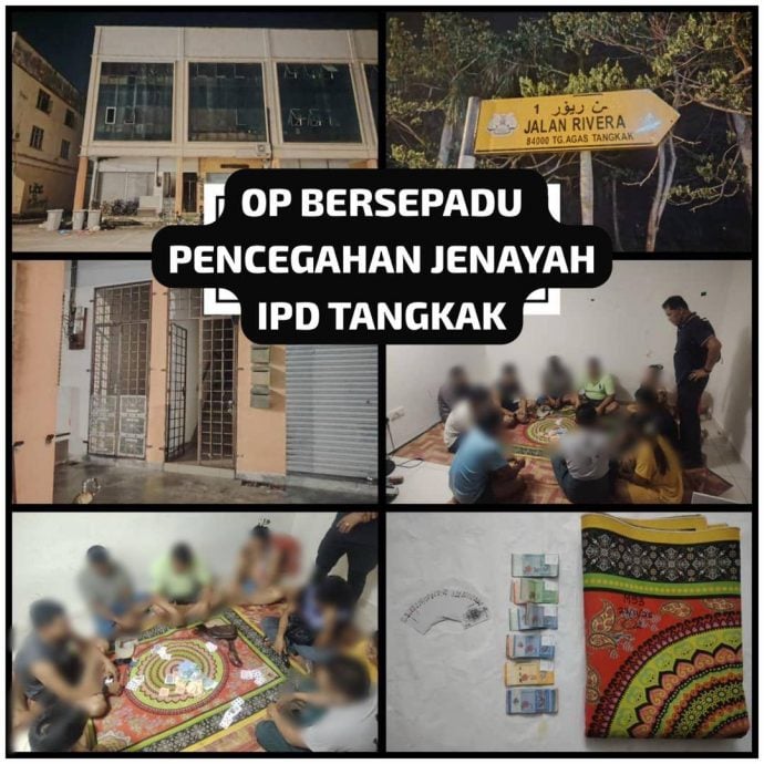 **已签发**柔：东甲警防罪案行动捕24人 开487罚单