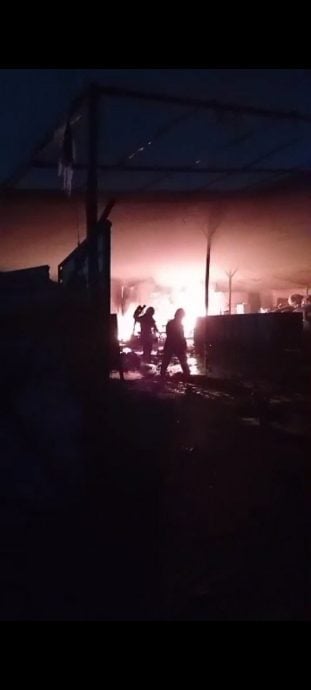 **已签发**柔:古来垃圾厂20%被烧毁 1工人受困火场终丧命