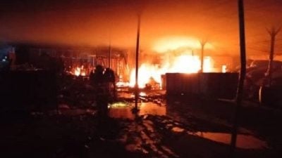 古来垃圾厂20%被烧毁  1工人受困火场终丧命